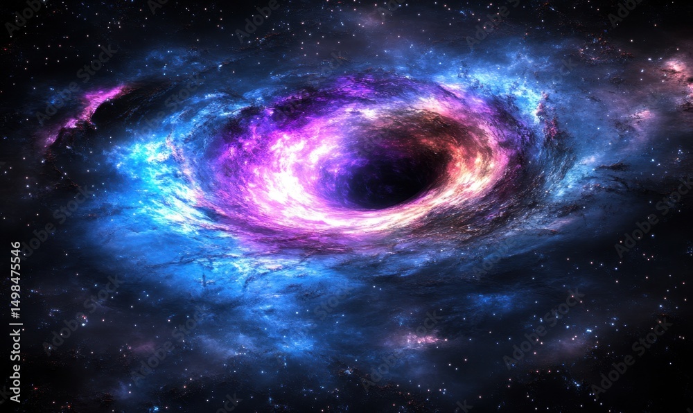 Obraz premium Cosmic swirl, galaxy, nebula, space, dark matter, background stars, interstellar, astronomy, science