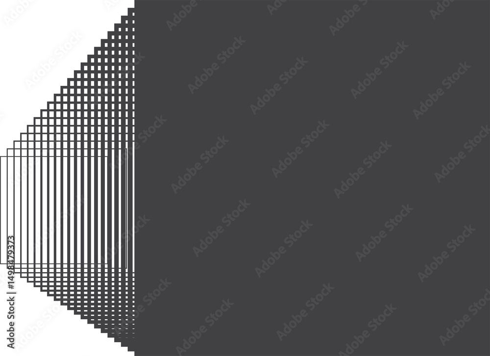 Obraz premium Square geometric with line created using blend effect. Technology and digital concept 