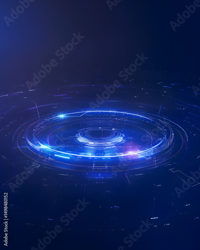 Dynamic digital visualization abstract space graphic design futuristic environment aerial perspective technology concept