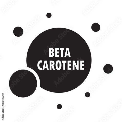 beta carotene glyph icon