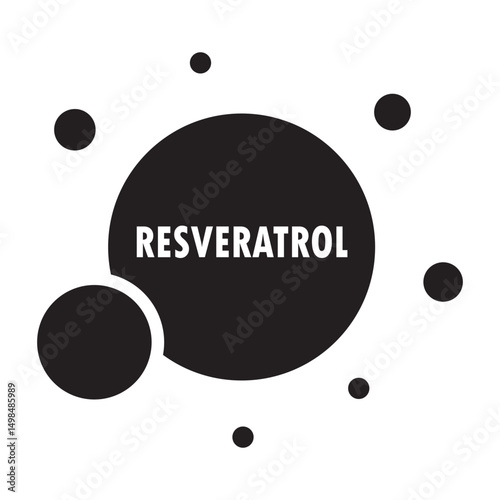 resveratrol glyph icon