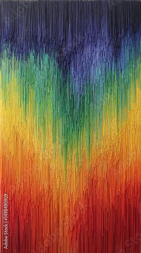 Radiant Spectrum of Colorful Blending and Depth