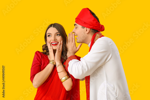 Gossiping beautiful Indian ...