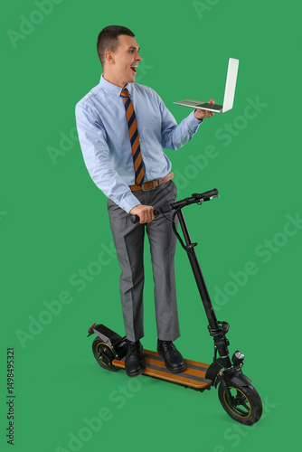 Handsome businessman with l...
