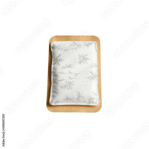 Rosemary Patterned Heat Pack in Kraft Paper Packaging