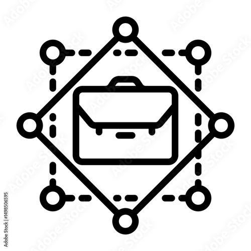 spreading icon, line icon style