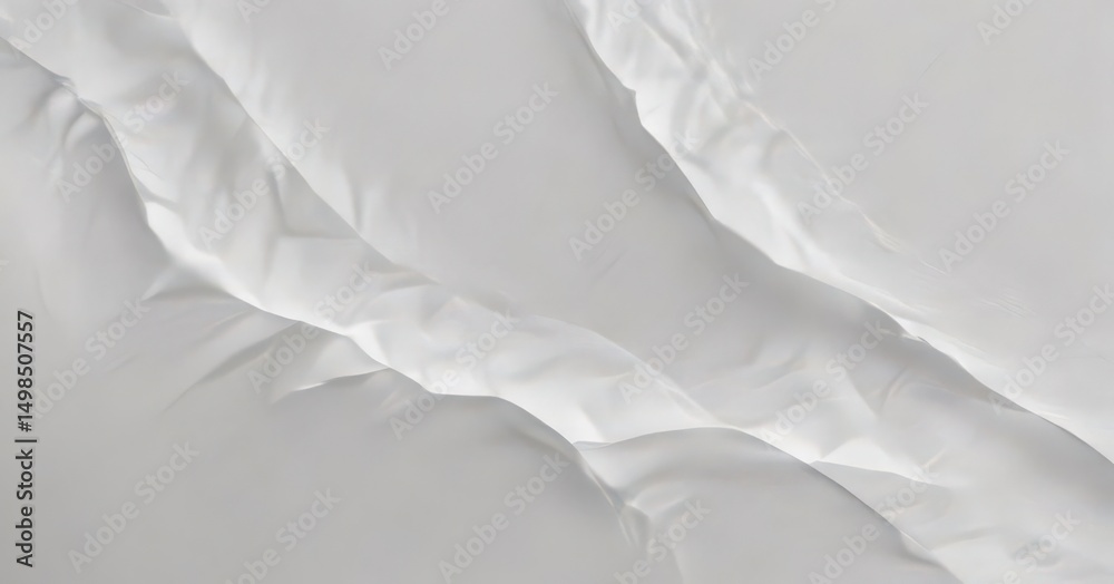 Obraz premium Soft, creased white paper texture with subtle fiber detail , subtle, paper texture background