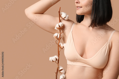 Beautiful young woman with ...