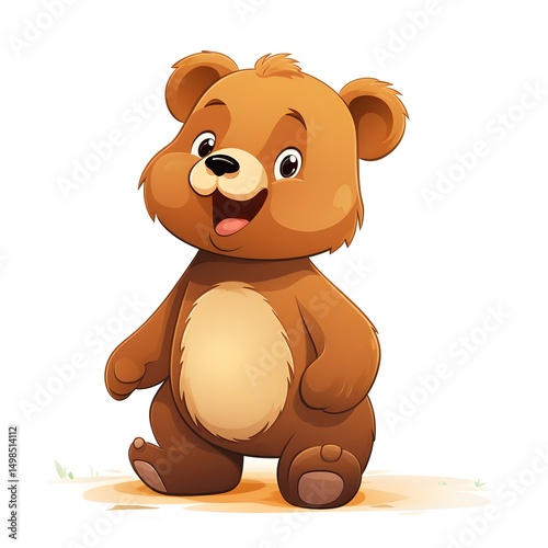 Charming Vector Illustration of an Adorable Bear | Wildlife Animal Artwork for Design Projects