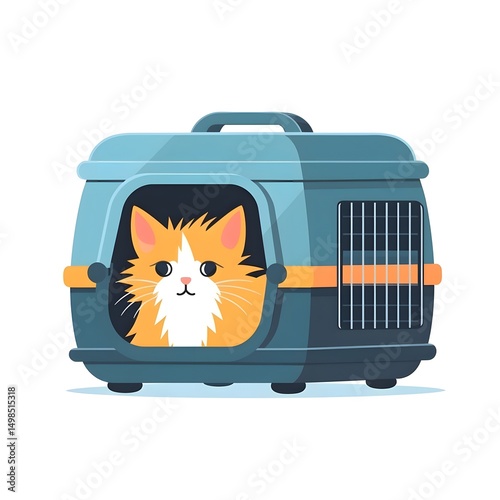 Professional Cat Carrier Pet Case Travel Cage for Transportation Image