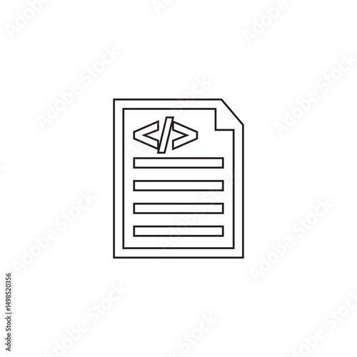 document icon , database icon vector