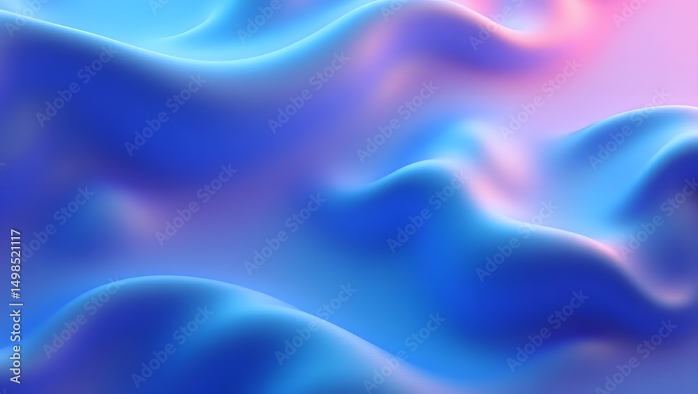 Obraz premium Dreamy Abstract Wallpaper: Blue and Pink