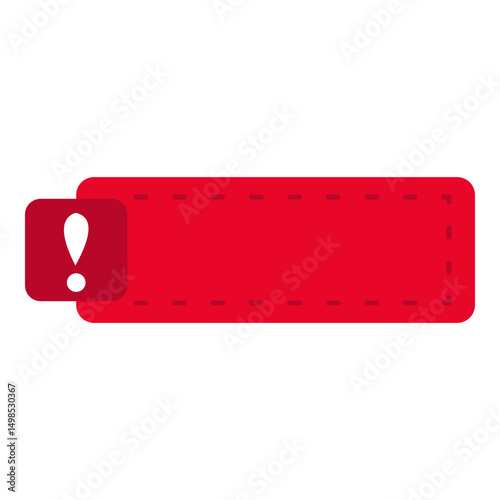 Red Warning Alert Frame