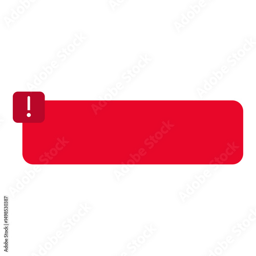 Red Warning Alert Frame