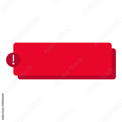 Red Warning Alert Frame
