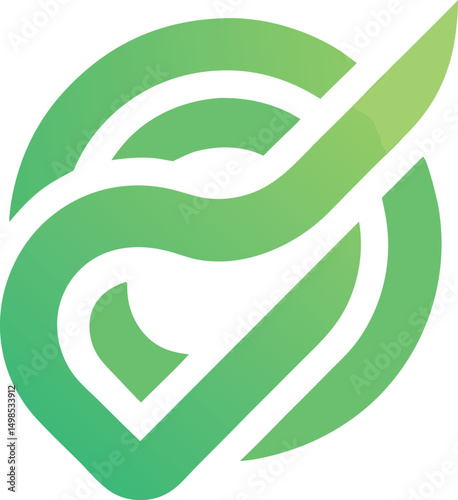 Graceful Lettermark Logo for Gadget and Accessories