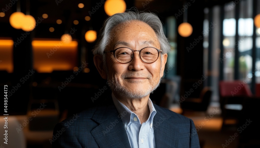 Smiling senior man Smiling senior man