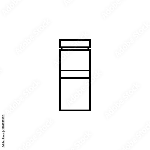 vector illustration of a tumbler