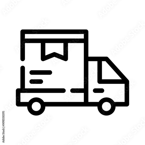 delivery line icon