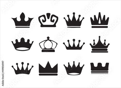 Vintage Princess Tiara Crown Icon
