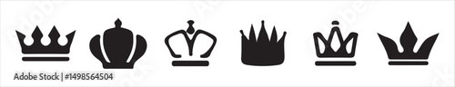 Bold Graphic Crown Emblem