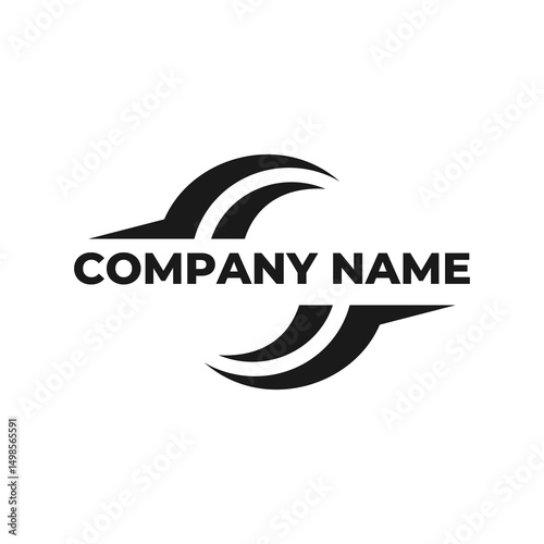 generic circle logo design , business logo , vector , symbol , company logo,background, emblem, swirl, infinity, circular
