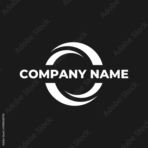 generic circle logo design , business logo , vector , symbol , company logo,background, emblem, swirl, infinity, circular