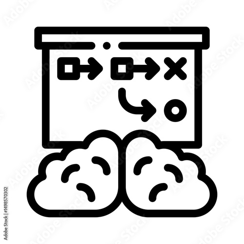 brain line icon