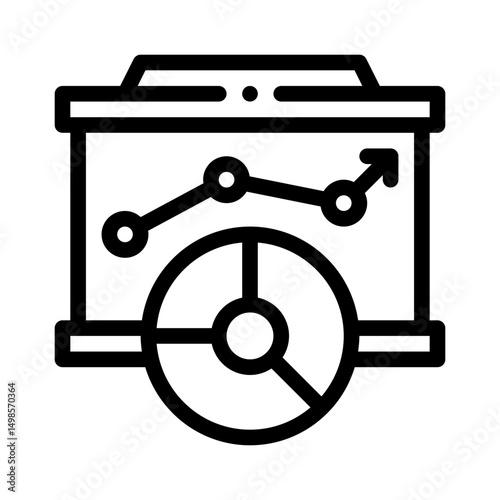 presentation line icon