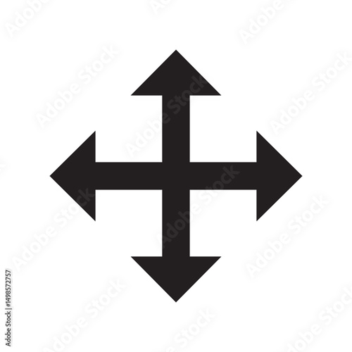 four way arrows icon