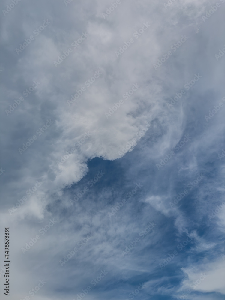 Obraz premium blue sky with clouds