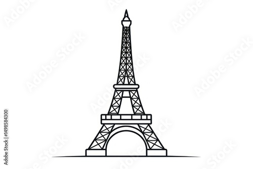 Wallpaper Mural Paris tower architecture building. Torontodigital.ca