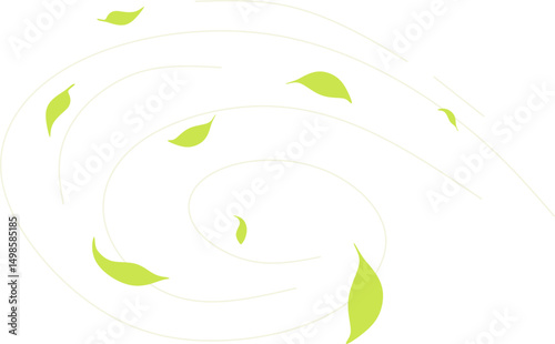 Wind with Leaf