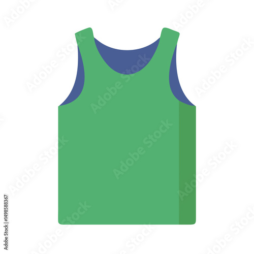 Sleeveless Shirt Icon – Casual Summer Clothing Vector