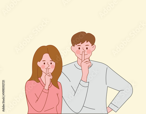 Couple Sharing a Secret