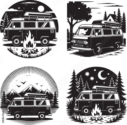 camping svg, tent clipart, campfire png, outdoor adventure svg, forest camping design, summer camp vector, nature lovers clipart, hiking and camping svg, bonfire silhouette,