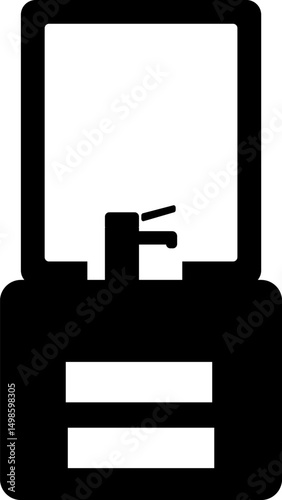 Rounded Filled Basin Icon