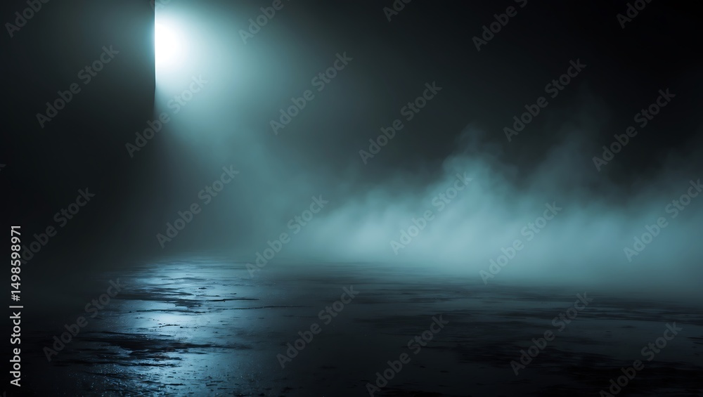 Fototapeta premium Soft Gradient Abstract Background with Wavy Transparent Lines in Pastel Tones