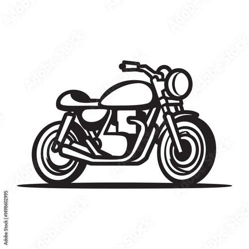 Motor Bike Logo Design Vector