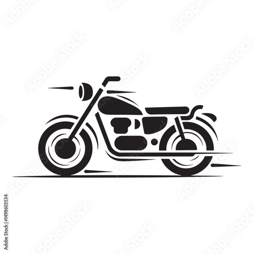 Motor Bike Logo Design Vector
