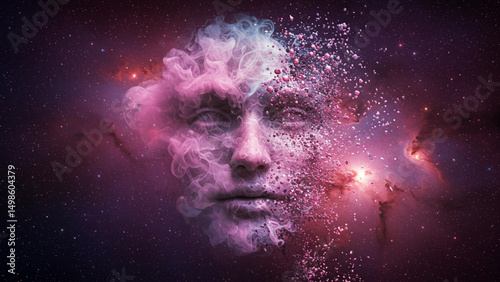 The Face of the Universe Emerging from Nebula Dust