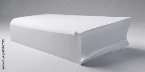 Bright white paper, almost luminous; flawless surface ,  wallpaper,  mockup,  minimal