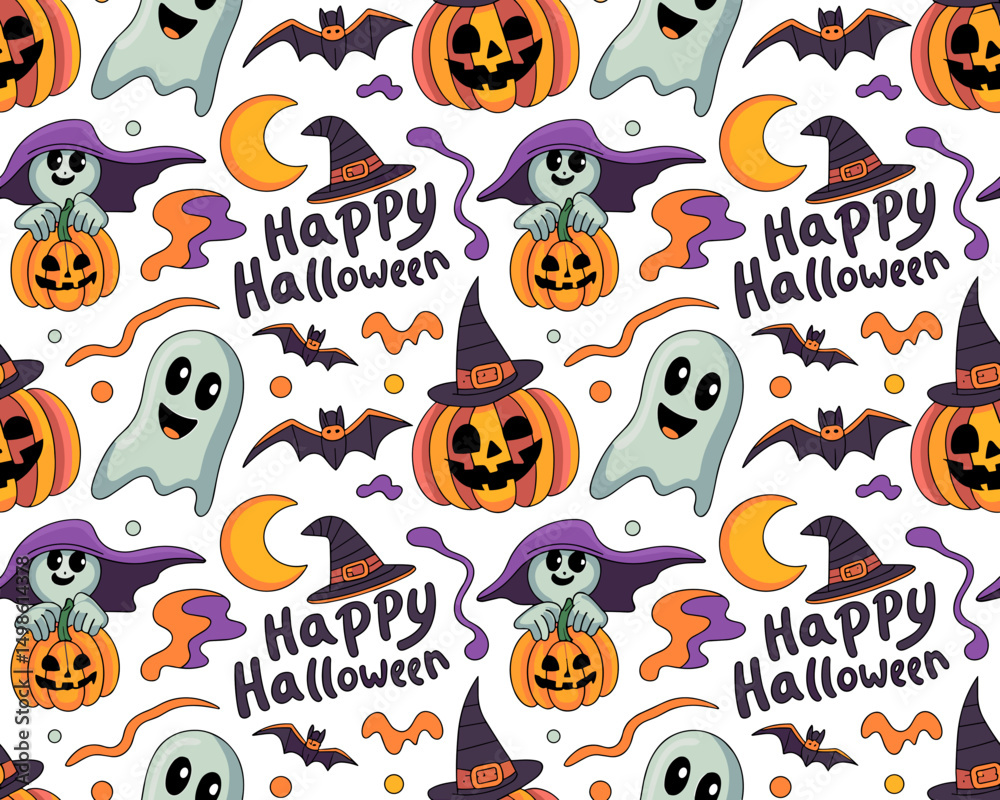 halloween seamless pattern, halloween, pumpkin, vector, autumn, pattern, illustration, seamless, orange, set, holiday, icon, october, celebration, design, cartoon, horror, spooky, fun, face, art, seas halloween seamless pattern, halloween, pumpkin, vector, autumn, pattern, illustration, seamless, orange, set, holiday, icon, october, celebration, design, cartoon, horror, spooky, fun, face, art, seas