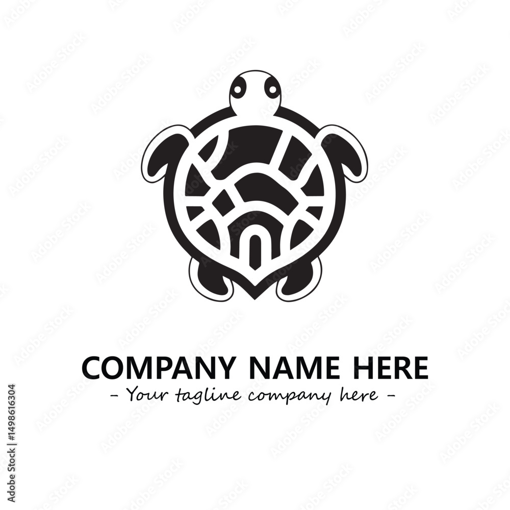 Fototapeta premium Turtle logo design vector illustration