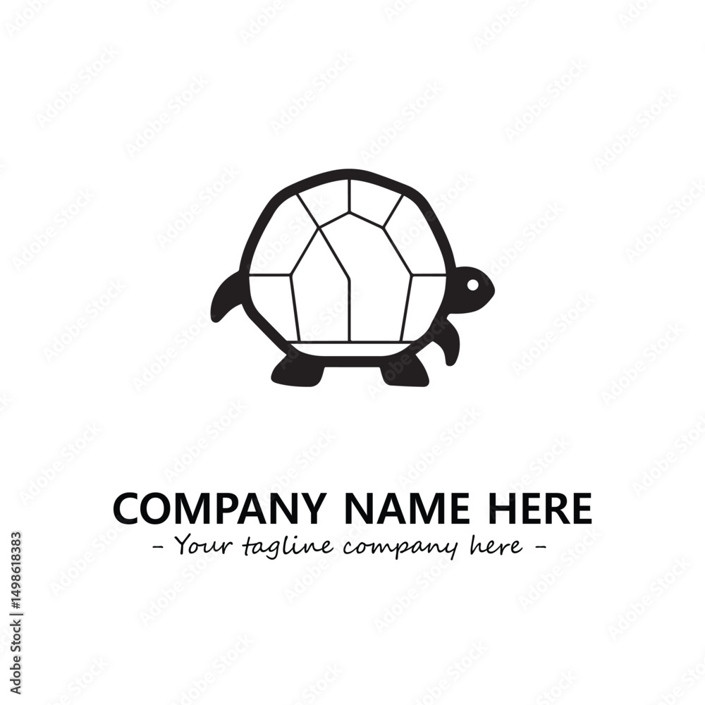 Obraz premium Turtle logo design vector illustration