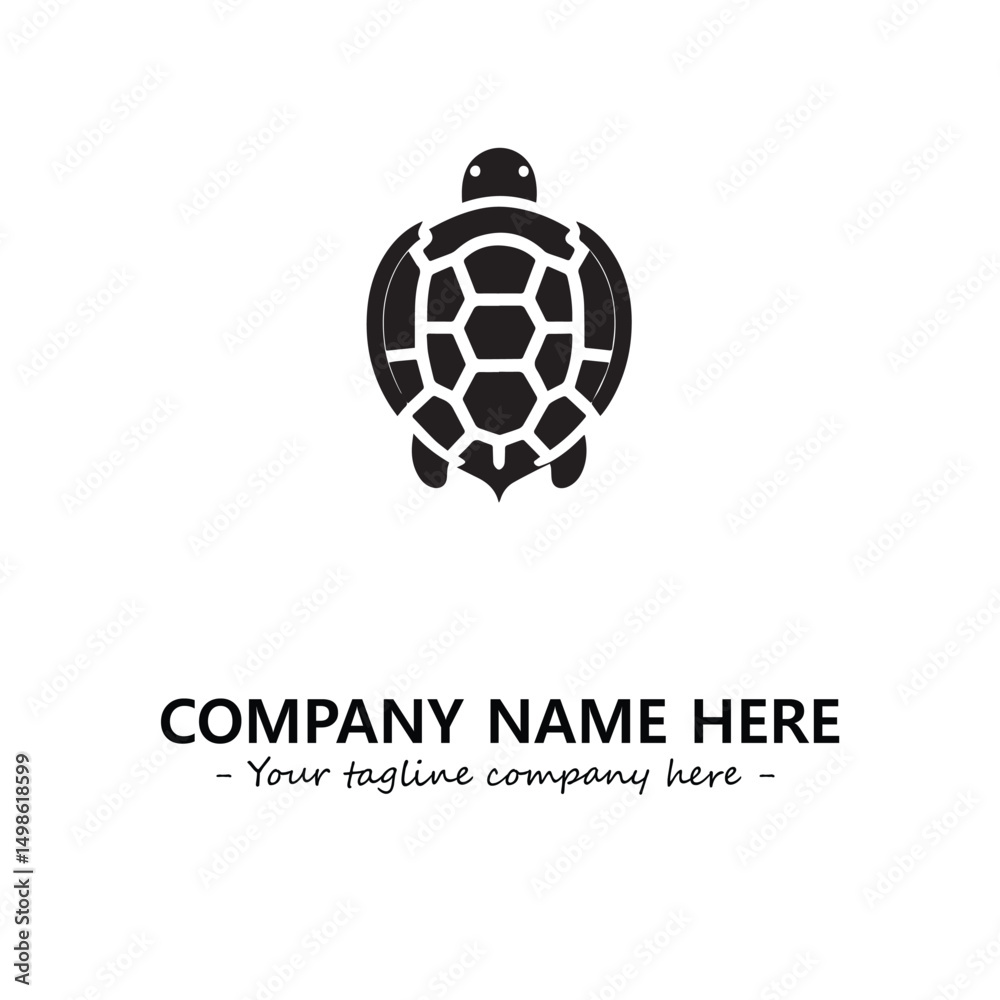 Obraz premium Turtle logo design vector illustration