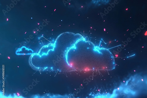 Abstract cloud graphic