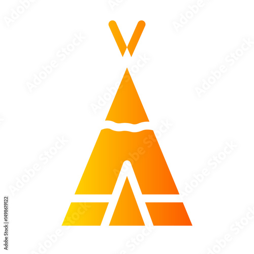 teepee gradient icon