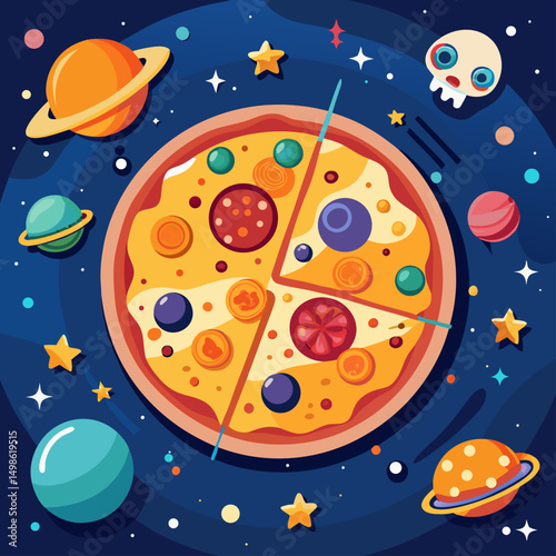 pizza illustraton