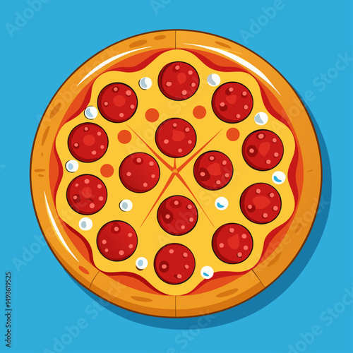pizza illustraton